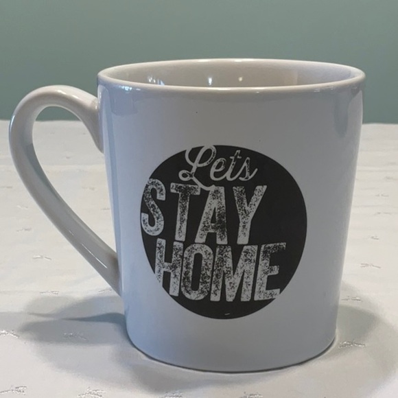 Life Is Good Other - Life is Good Large Ceramic Mug Let’s Stay Home​